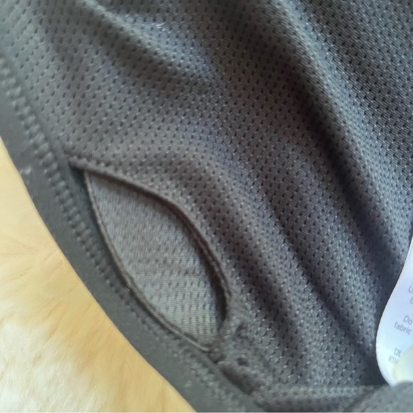Athleta Black Strappy Sports Bra M - Picture 6 of 8